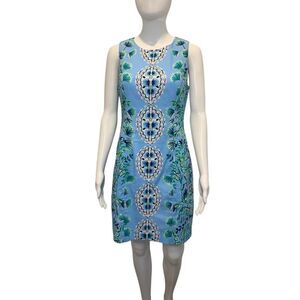 NWOT Lilly Pulitzer Blue Mila Stretch Shift Dress Size 4